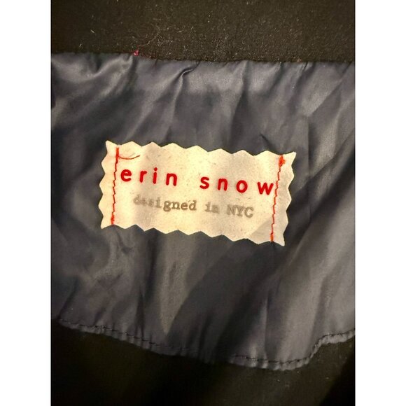 Erin Snow Lola Merino Wool Colorblock Ski Jacket Black Gray White - Size M - Picture 11 of 16